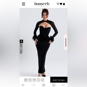 Black Velvet corset maxi dress